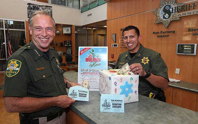 Sheriff Furlong is challenging organizer Sgt. Daniel Gonzales to make the 10th annual event the biggest and best yet.