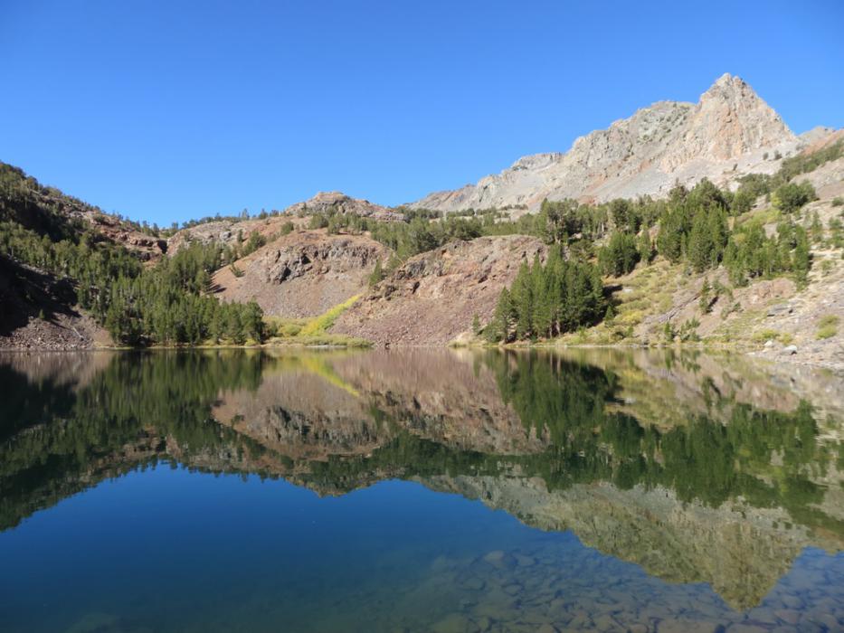 Blue Lake in the Virginia Lakes area closes November 15. Photo by Elaine Quilici