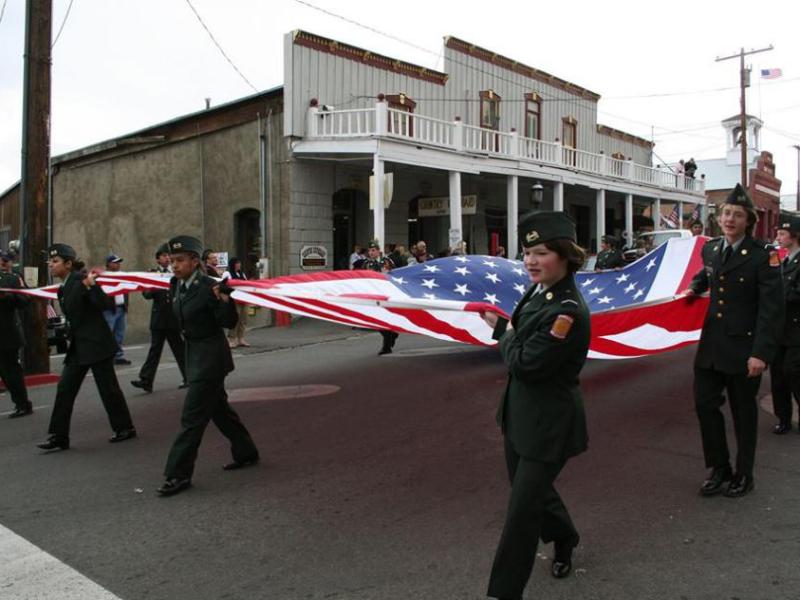Last year's Nevada Day Parade. Photo courtesy of the Virginia City Tourism Commission.