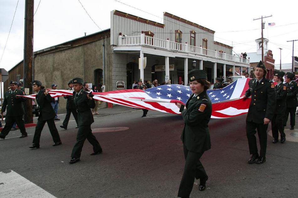 Last year's Nevada Day Parade. Photo courtesy of the Virginia City Tourism Commission. 
