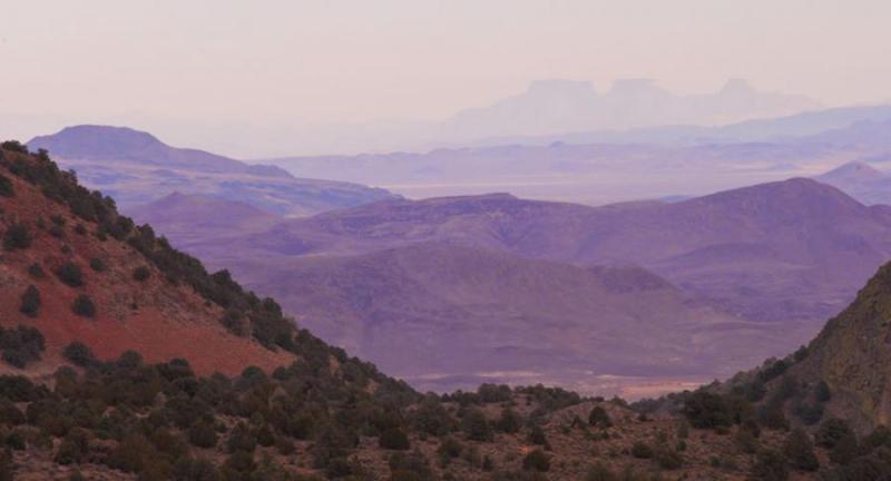 View from Bonanza Casino back deck, Virginia City, NV
