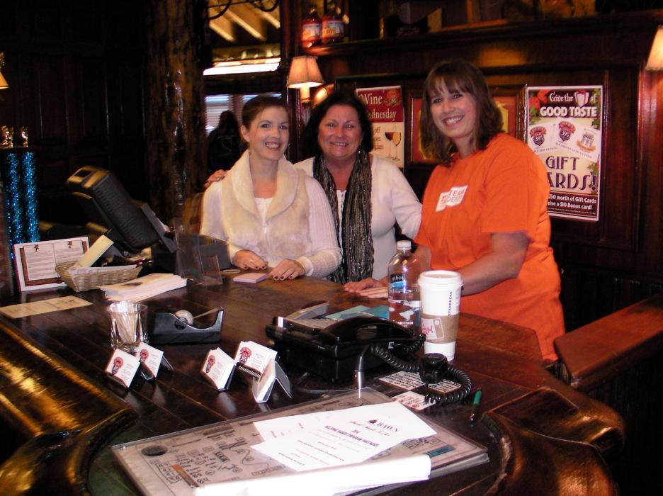 BAWN Women's Council members Michele Creasy, Genna Tonneslan and Niki Preston.