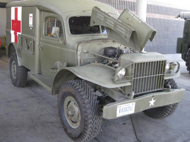 The 1942 Dodge WC-54 3/4-Ton Army Ambulance before the refurbish.