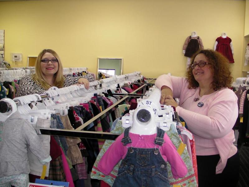 Left to right: Anastasia and Claudia Chambers inside Little Monsters.