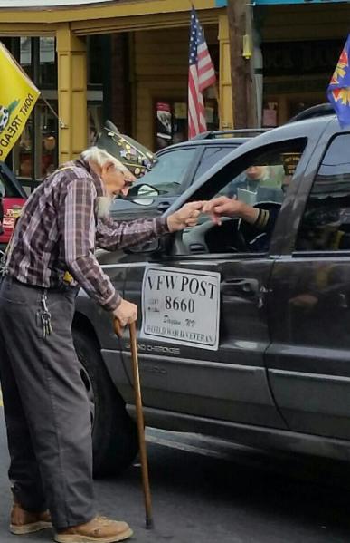 Veterans Day Parade Virginia City, a moment shared