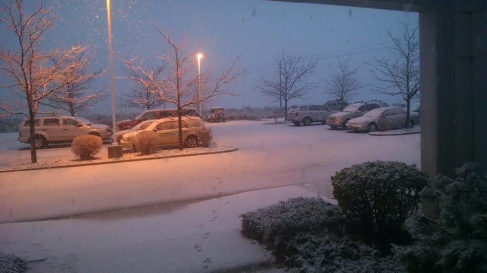 Photo by Diane Hansen taken on Technology Way at around 4:30 p.m.