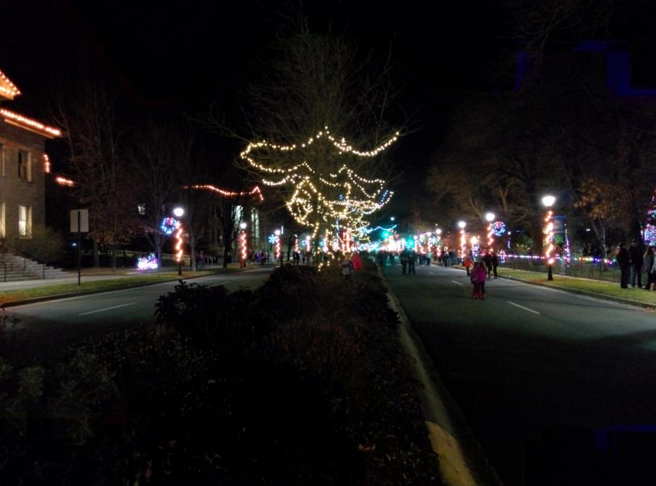 A look down Carson Street from the capitol building. Photo by T. Costa