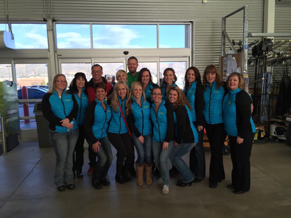 The Advanced Dentistry team arrived to volunteer at Wednesday's event.