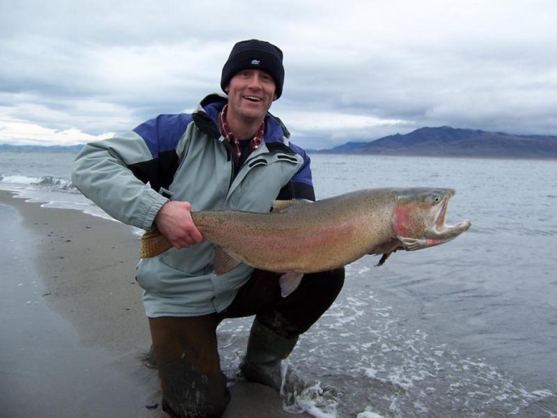This catch Friday at Pyramid Lake by Jason Farnham came in at 20 pounds 9 ounces.