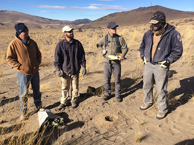 Spring Peak Restoration. Photo courtesy of Nevada Department of Wildlife.