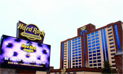 The Hard Rock Casino Hotel & Casino Lake Tahoe is slated to open in January 2015.