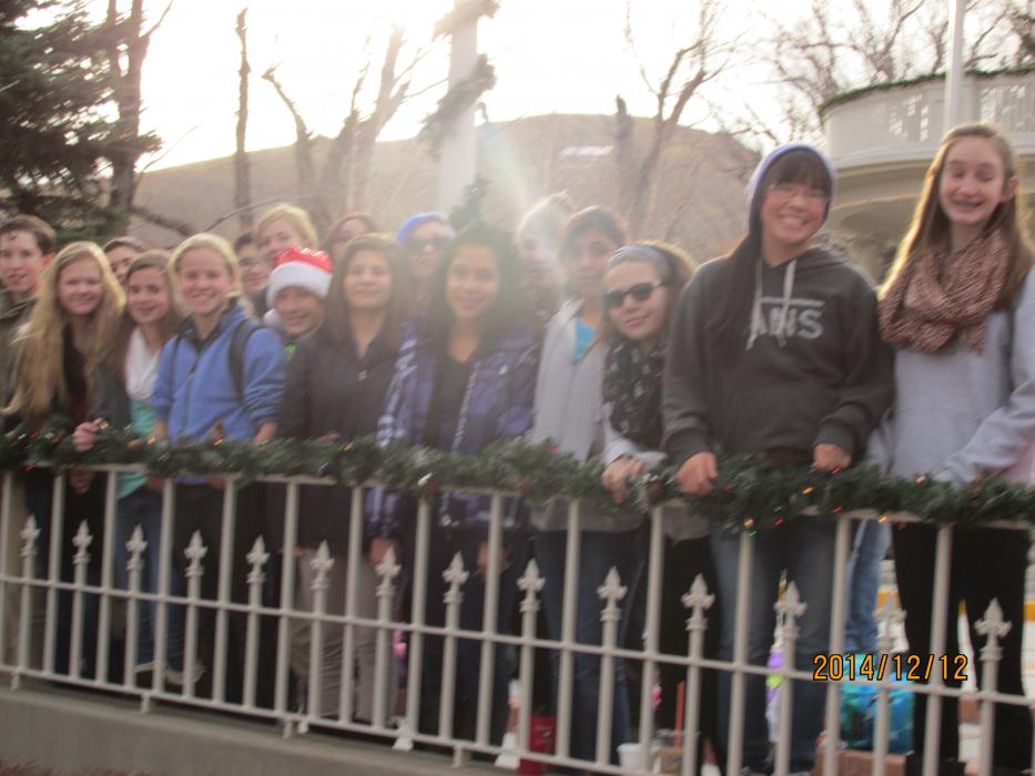 Carson Middle School students also contributed. Photo by Wendy Sauvage