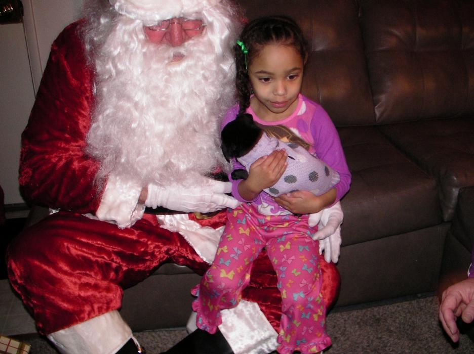 Lexi Ellis with her new puppy she and her family got on Christmas Eve.