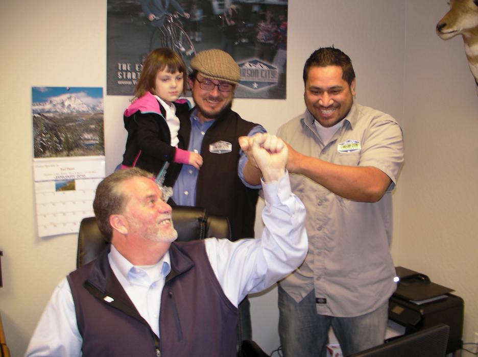 Live from the Carson City Visitors Bureau executive director Joel Dunn, Kyle Horvath, James Salanoa. 