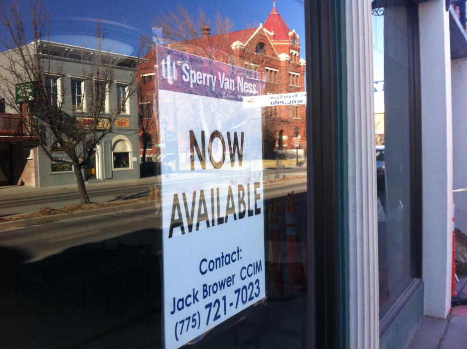 The vacant building is located at 318 North Carson Street in Carson City. Photos by Jeff Munson