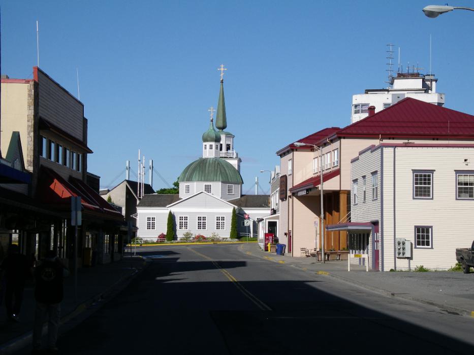 Russian Orthodox Church in downtown Sitka. Photo by Elaine Quilici