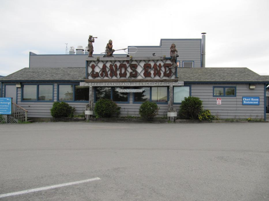 Land's End Hotel, Restaurant and Lounge on the Homer Spit. Photo by Elaine Quilici