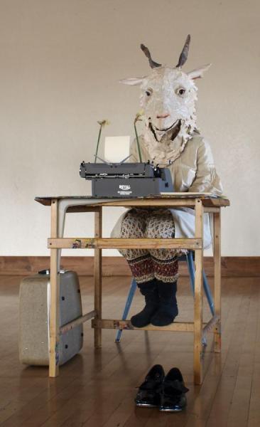 Lassaline creates masks