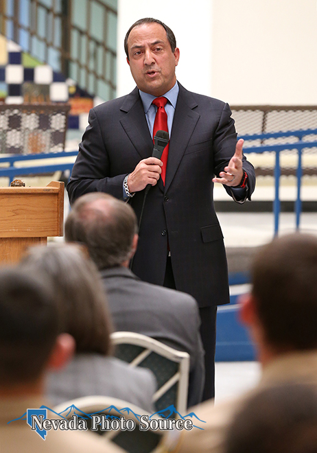 Ian Hill, chairman of the Carson City School District Foundation. Photo: Cathleen Allison, Nevada Photo Source
