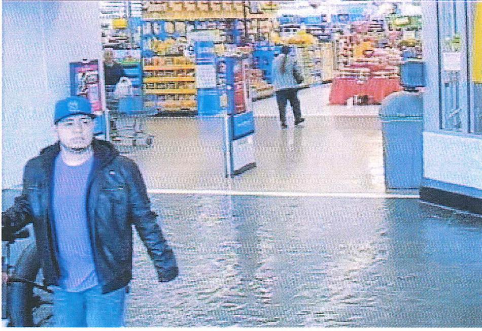 This man is wanted in connection with the Feb. 10 theft of a bicycle from the Walmart store on Grant Street.