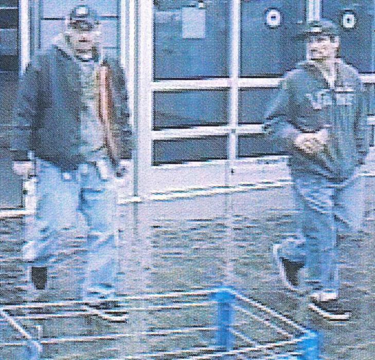 These two men are wanted for questioning in connection with an attempted theft Jan. 28 at the Walmart on Topsy Lane.