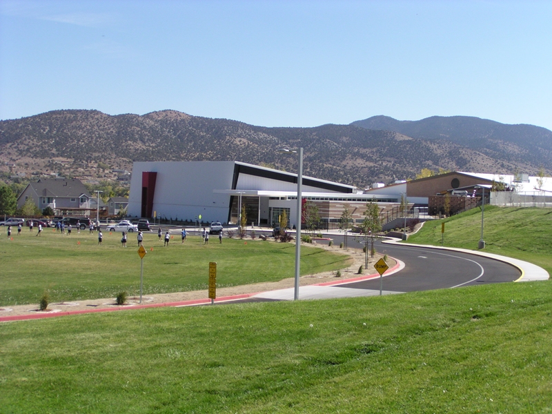 Eagle Valley Middle School in Carson City. Photo by American Buildings Company