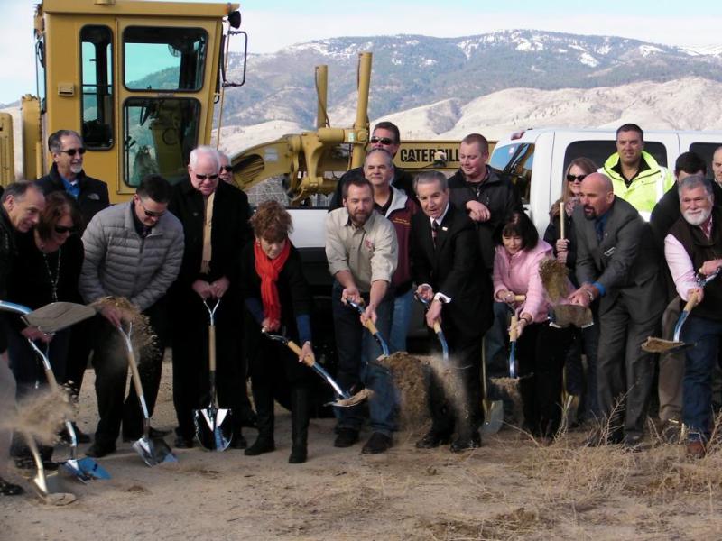 Shovels in hand, Carson City's new MAC center is now officially under construction.