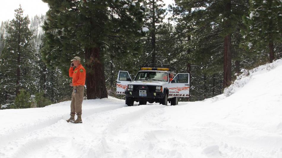 Carson City Search and Rescue photo of Monday's operation.