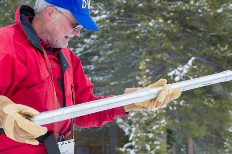 DWR’s Frank Gehrke, chief of the California Cooperative Snow Surveys Program. Photo by Department of Water Resources