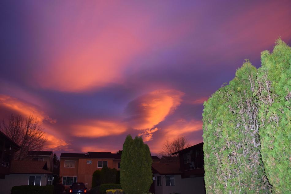 This sunrise photo was taken Sunday by Joe Reinbolt of Carson City Pix.