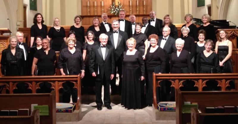 Carson Chamber Singers in performance at Trinity Episcopal Church last year.