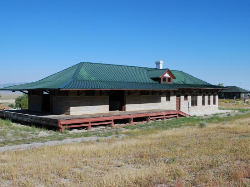 Nevada Northern Railway built the McGill Depot in 1910. It is now listed with the National Register of Historic Places.