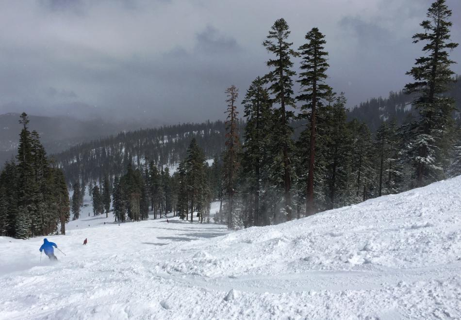 Northstar reports 8 inches of new snow since the storm arrived. Photo by Northstar