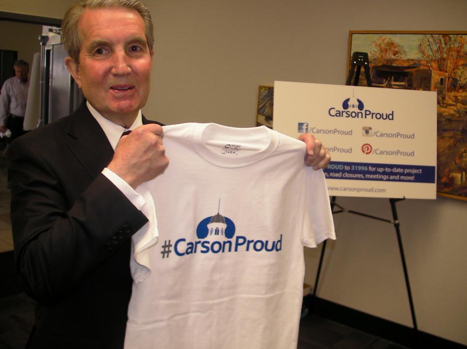 Carson City Mayor Bob Crowell announced Monday the launch of the
