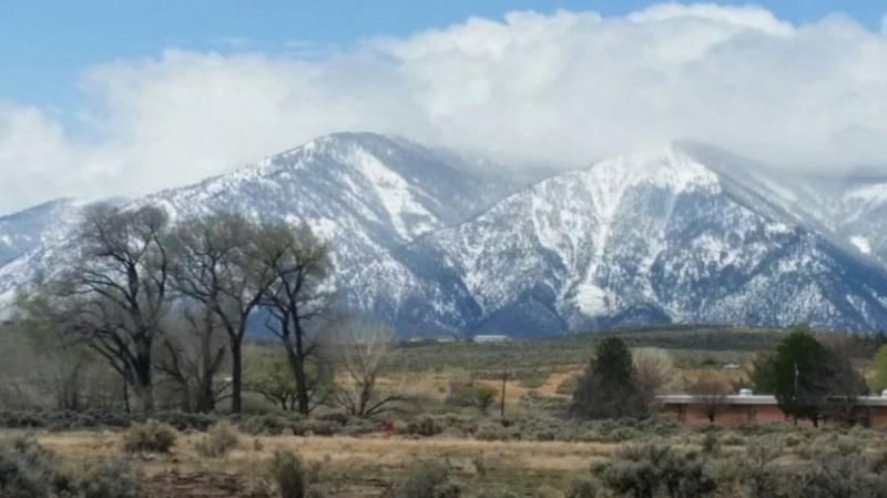 Photo of the Carson Valley taken Saturday morning courtesy Denise Clodjeaux.