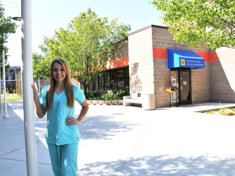 Morgan Tingle, a Carson High student in the program, has a goal of becoming a nurse.