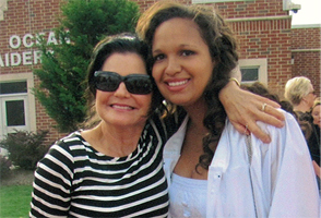 CASA Volunteer and her former foster child