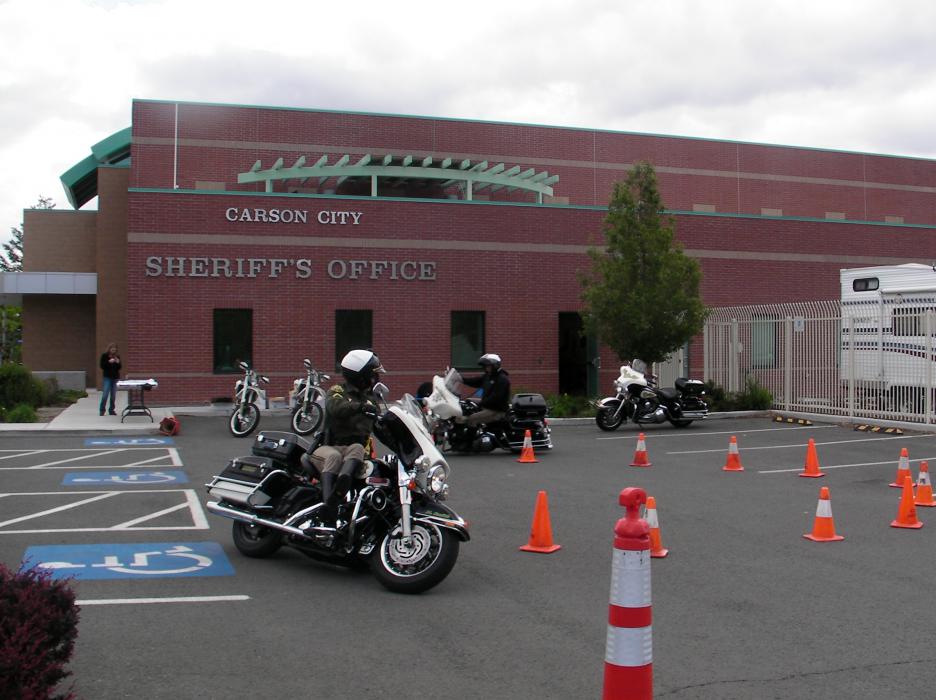 Carson City Sheriff's Office Motor Patrol demonstration.