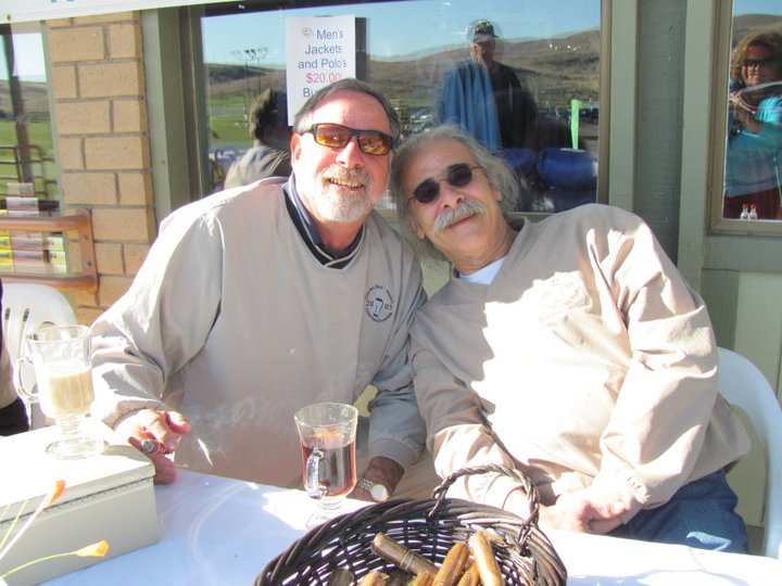 Cracker Box owner Jerry Massad and Café at Adele’s Charlie Abowd at the 2011 tourney.