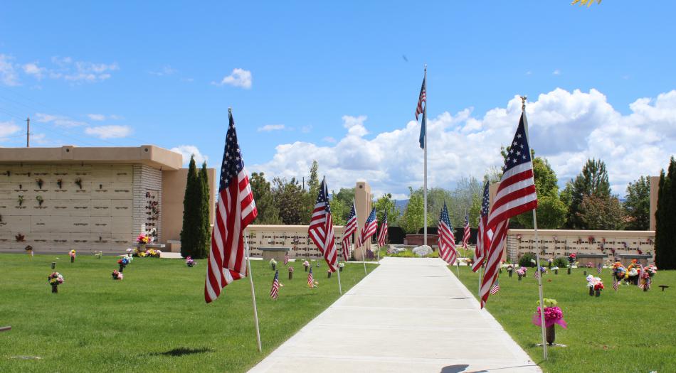 Pride and patriotism on display at Walton's Chapel of the Valley and Cemetery.