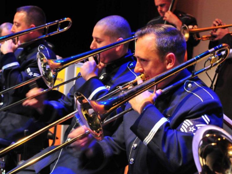 The energetic USAF Band of the Golden West Commanders will bring lively music June 28 to the Carson City Community Center.
