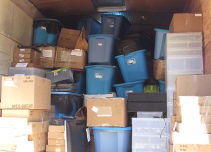 A truck full of items were removed from Tahoe Wellness Cooperative in South Lake Tahoe.