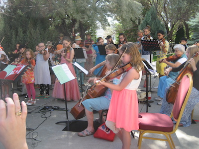 Strings in the Summer students of all ages performed last summer.