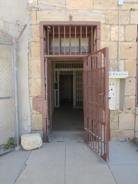 Hidden behind a welded steel plate was the original sally port dating back to the early 1860’s.