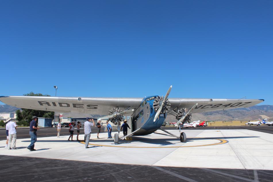 The 'Tin Goose' Ford Tri-Motor was one of the first mass-produced airliners.