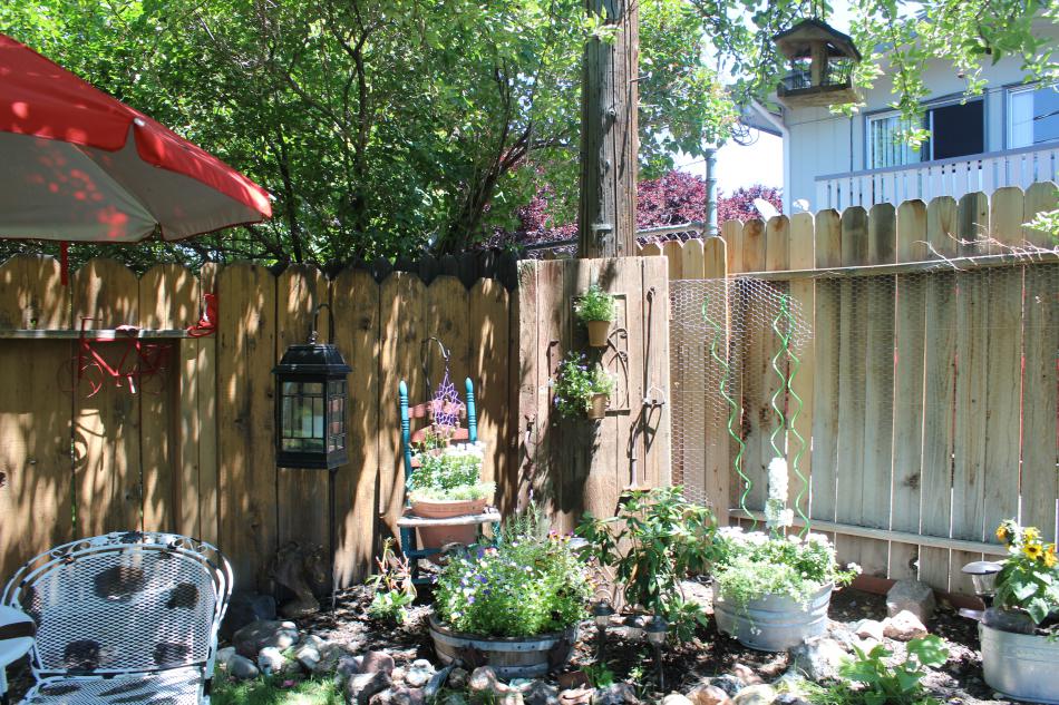 Unique yard art gives character to any garden.