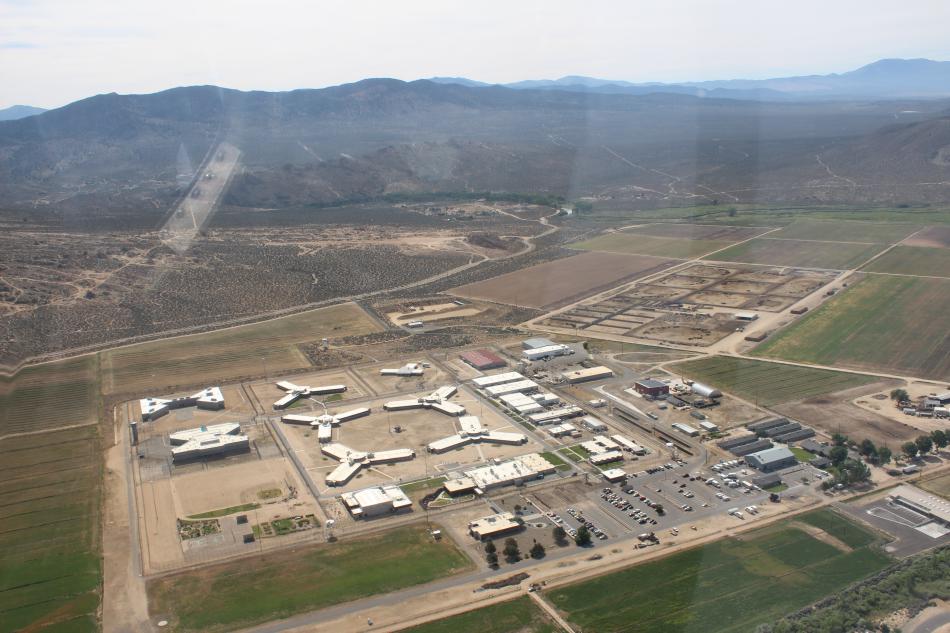 The Carson City jail from the air
