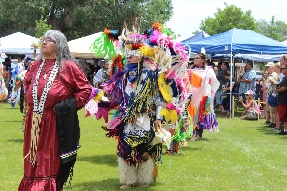 Young dancers dance alongside more experienced dancers