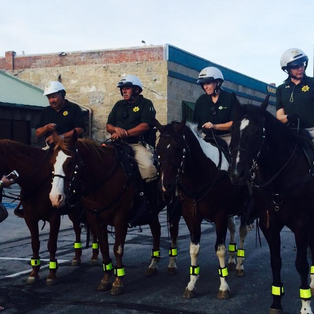 Carson City Sheriff's Office Mounted Posse at Saturday's Taste of Downtown. Photo courtesy of Taste of Downtown.