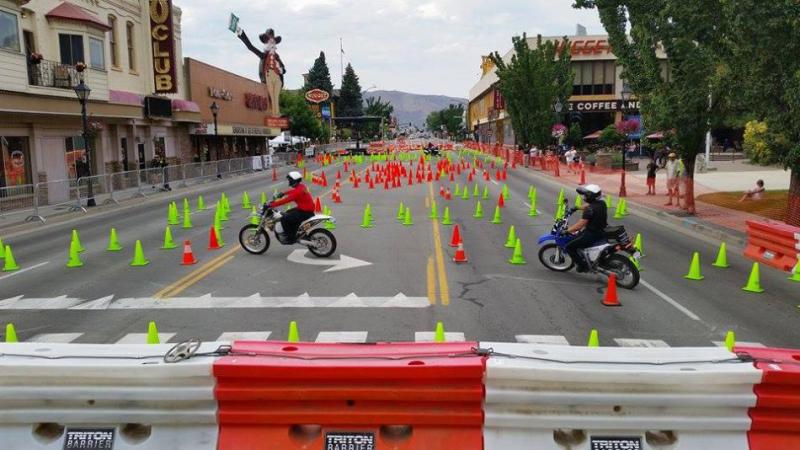 Extreme Motor Officer Training Challenge begins today in downtown Carson City. Photos by Dana Lee Freund, Nevada Live Magazine